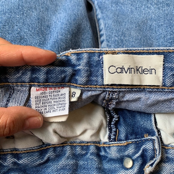 CALVIN KLEIN vintage mom high rise jeans - Picture 8 of 12